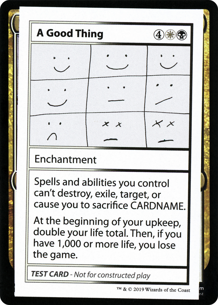 A Good Thing (CMB1-086) - Mystery Booster Playtest Cards 2021