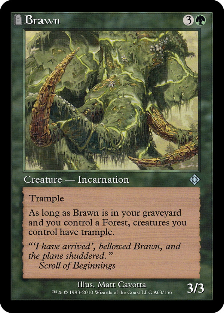 Brawn (TD0-A63) - Magic Online Theme Decks: (tombstone)