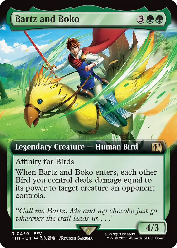 Bartz and Boko (Extended Art) (FIN-469) - FINAL FANTASY