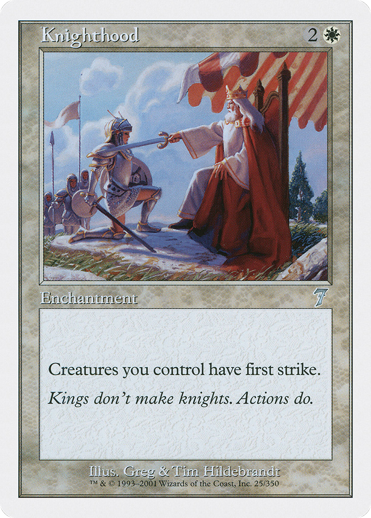 Knighthood (7ED-025) - Seventh Edition