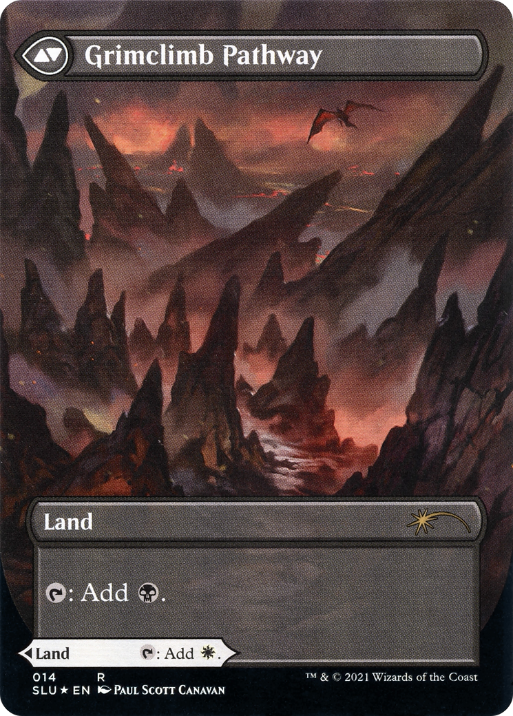 Brightclimb Pathway // Grimclimb Pathway (SLU-014) - Secret Lair: Ultimate Edition: (Showcase) (Borderless) Foil