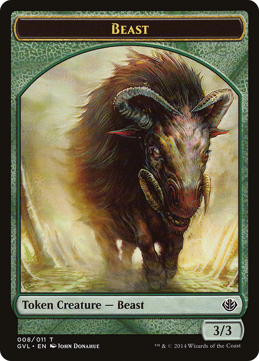 Beast (DD3-008) - Duel Decks Anthology: Garruk vs. Liliana Tokens