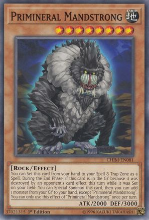 Primineral Mandstrong (CHIM-EN081) - Chaos Impact 1st Edition