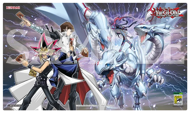 Yu-Gi-Oh! SDCC 2024 Exclusive Mat - Yugi, Kaiba, & Dragon Master Magia
