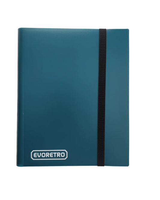 EVORETRO 9 Pocket Card Flex Portfolio - 360ct - Blue