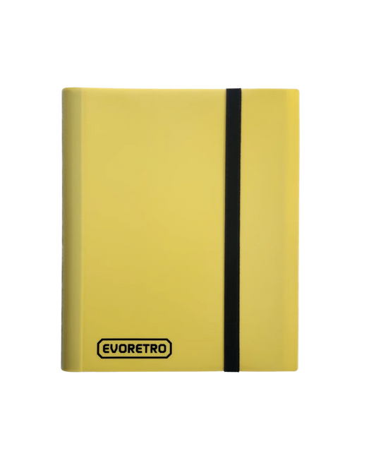 EVORETRO 9 Pocket Card Flex Portfolio - 360ct - Yellow