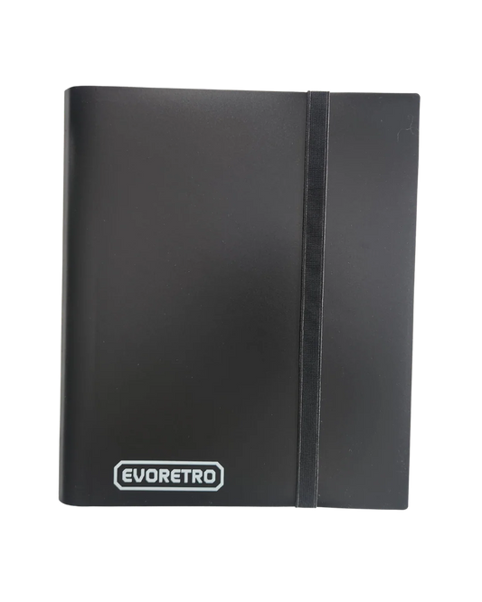 EVORETRO 9 Pocket Card Flex Portfolio - 360ct - Black