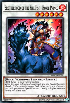 Brotherhood of the Fire Fist - Horse Prince (OP12-EN020) - OTS Tournament Pack 12 Unlimited