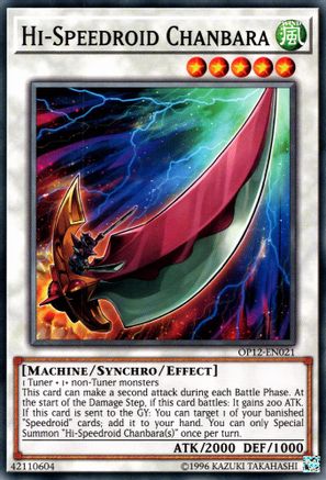 Hi-Speedroid Chanbara (OP12-EN021) - OTS Tournament Pack 12 Unlimited