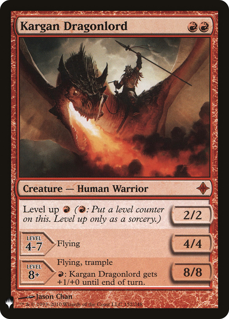 Kargan Dragonlord (LIST-ROE-152) - The List