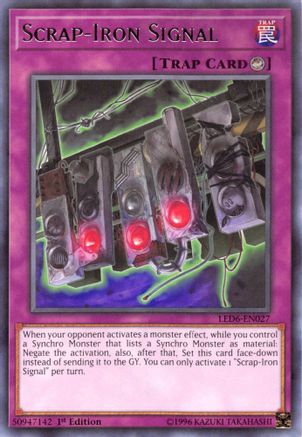 Scrap-Iron Signal (LED6-EN027) - Legendary Duelists: Magical Hero 1st Edition