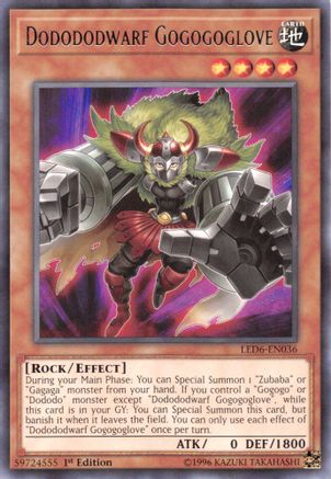 Dodododwarf Gogogoglove (LED6-EN036) - Legendary Duelists: Magical Hero 1st Edition