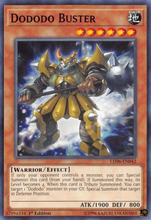 Dododo Buster (LED6-EN042) - Legendary Duelists: Magical Hero 1st Edition