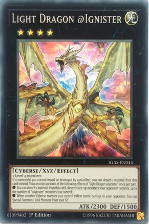 Light Dragon @Ignister (IGAS-EN044) - Ignition Assault 1st Edition