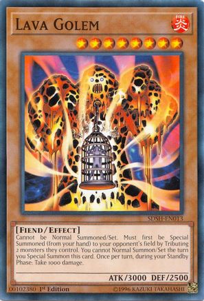 Lava Golem (SDSH-EN013) - Structure Deck: Shaddoll Showdown 1st Edition