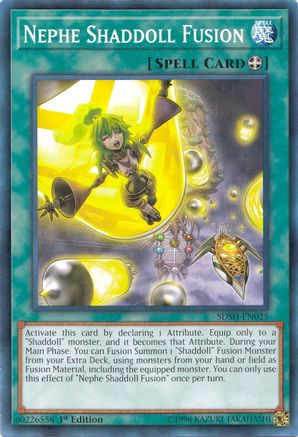 Nephe Shaddoll Fusion (SDSH-EN025) - Structure Deck: Shaddoll Showdown 1st Edition