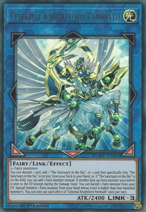 Celestial Knightlord Parshath (DUOV-EN002) - Duel Overload 1st Edition