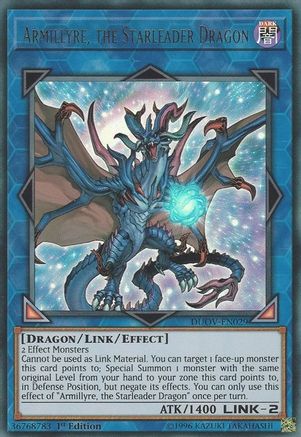 Armillyre, the Starleader Dragon (DUOV-EN029) - Duel Overload 1st Edition