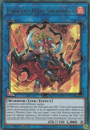 Ferocious Flame Swordsman (DUOV-EN032) - Duel Overload 1st Edition