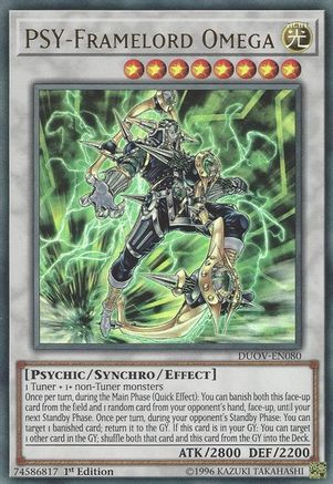 PSY-Framelord Omega (DUOV-EN080) - Duel Overload 1st Edition
