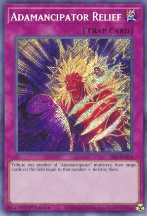Adamancipator Relief (SESL-EN012) - Secret Slayers 1st Edition