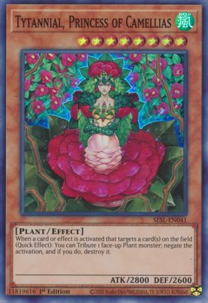 Tytannial, Princess of Camellias (SESL-EN041) - Secret Slayers 1st Edition