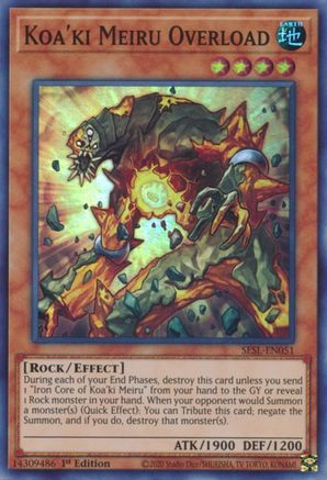Koa'ki Meiru Overload (SESL-EN051) - Secret Slayers 1st Edition