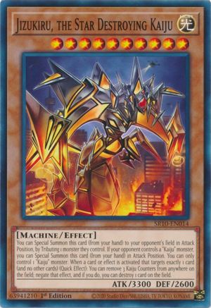 Jizukiru, the Star Destroying Kaiju (SR10-EN014) - Structure Deck: Mechanized Madness 1st Edition