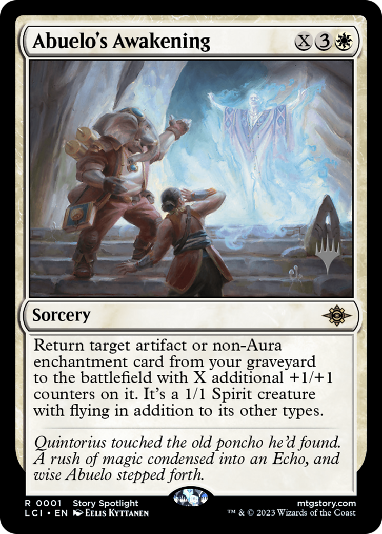 Abuelo's Awakening (PPLCI-01P) - The Lost Caverns of Ixalan Promos Foil