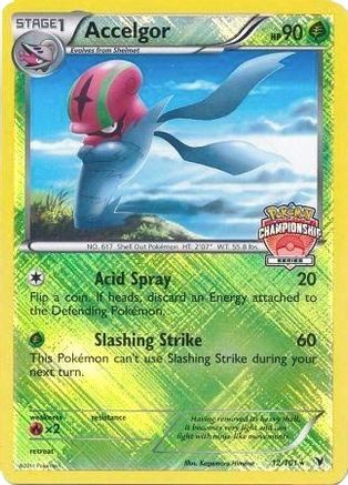 Accelgor 012/101  - Reverse Holofoil League & Championship Cards - Promo