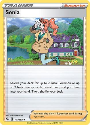 Sonia 167/192  SWSH02 Rebel Clash - Uncommon