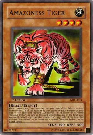 Amazoness Tiger (MFC-063) - Magician's Force 1st Edition