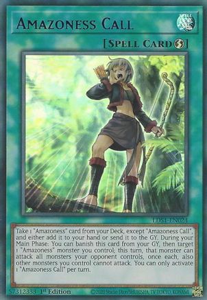 Amazoness Call (Blue) (LDS1-EN024) - Legendary Duelists: Season 1 1st Edition