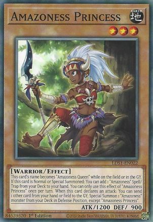Amazoness Princess (LDS1-EN022) - Legendary Duelists: Season 1 1st Edition