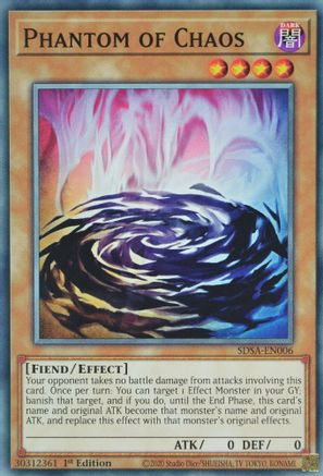 Phantom of Chaos (SDSA-EN006) - Structure Deck: Sacred Beasts 1st Edition