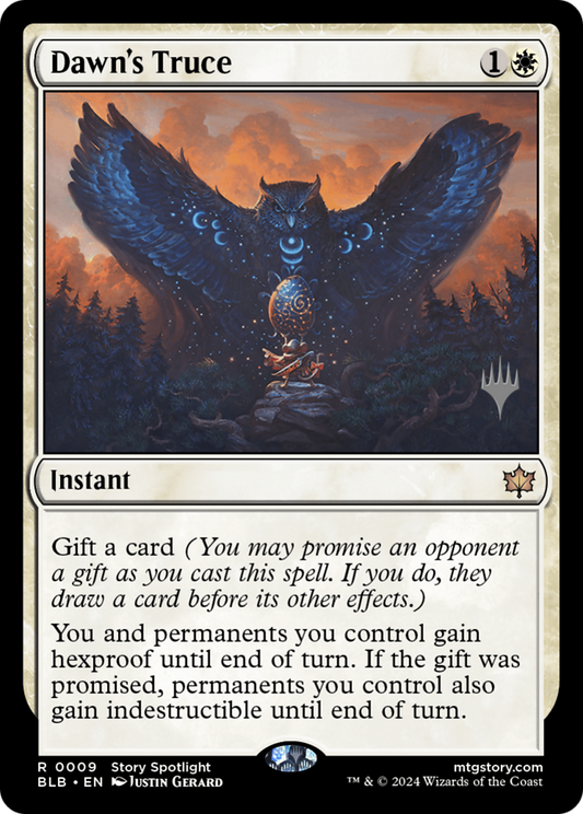 Dawn's Truce (PPBLB-09P) - Bloomburrow Promos Foil