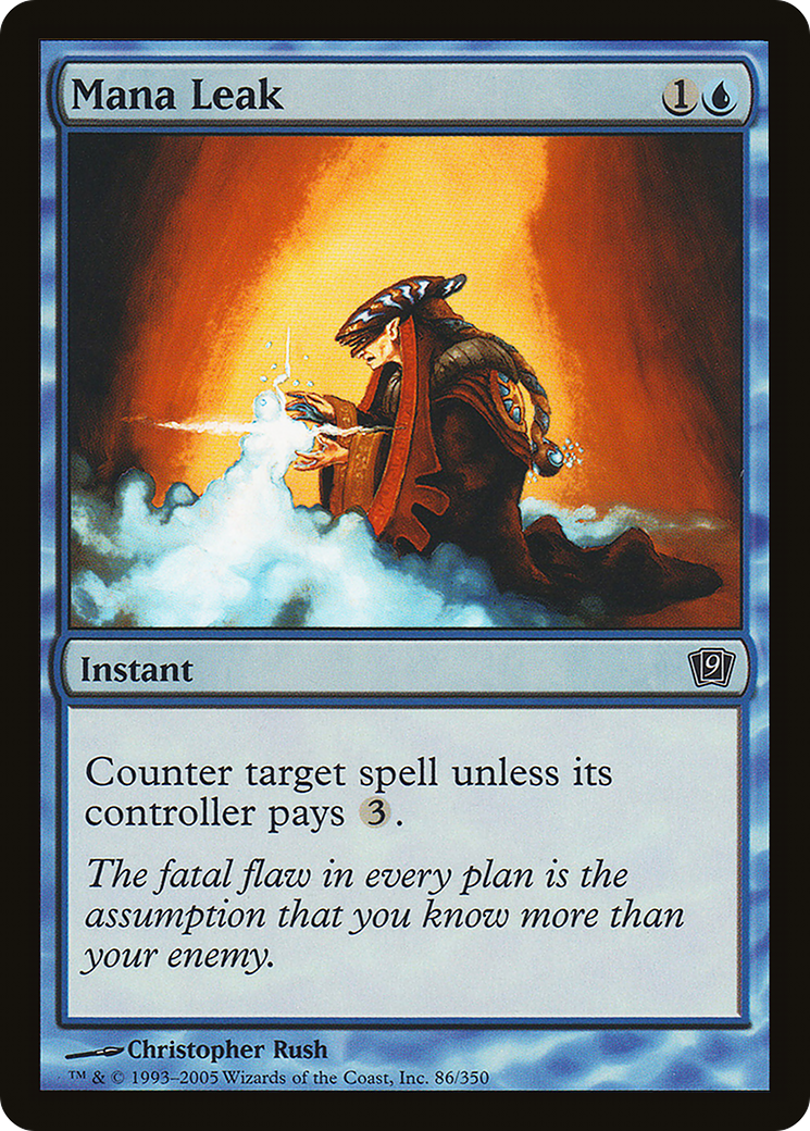 Mana Leak (9ED-86★) - Ninth Edition Foil