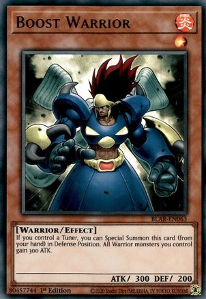 Boost Warrior (BLAR-EN063) - Battles of Legend: Armageddon 1st Edition