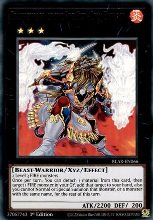 Brotherhood of the Fire Fist - Lion Emperor (BLAR-EN066) - Battles of Legend: Armageddon 1st Edition