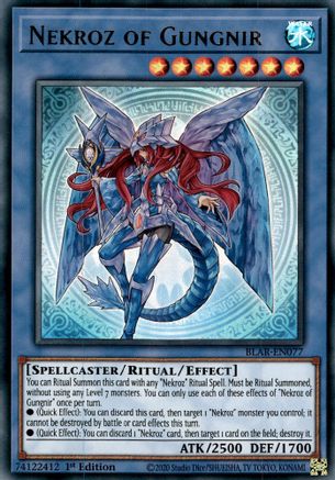 Nekroz of Gungnir (BLAR-EN077) - Battles of Legend: Armageddon 1st Edition