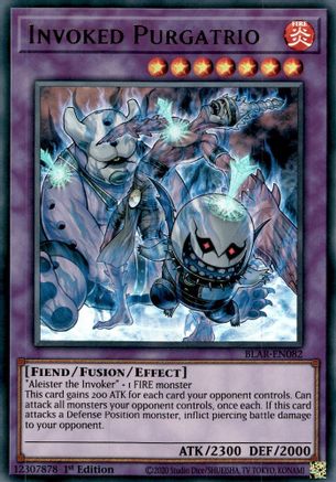 Invoked Purgatrio (BLAR-EN082) - Battles of Legend: Armageddon 1st Edition