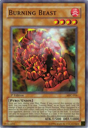 Burning Beast (MFC-016) - Magician's Force Unlimited