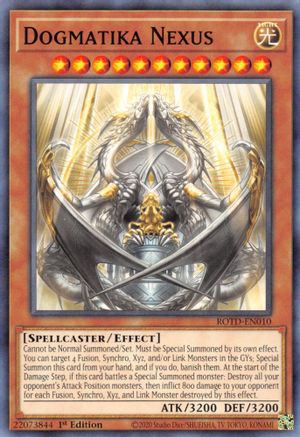 Dogmatika Nexus (ROTD-EN010) - Rise of the Duelist 1st Edition