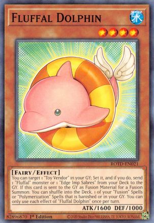 Fluffal Dolphin (ROTD-EN021) - Rise of the Duelist 1st Edition