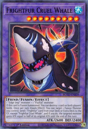 Frightfur Cruel Whale (ROTD-EN039) - Rise of the Duelist 1st Edition