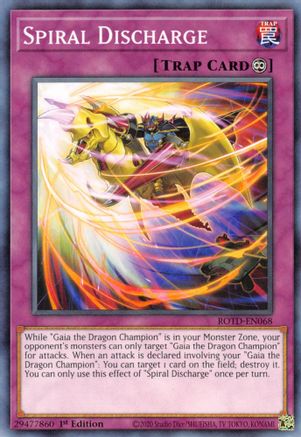Spiral Discharge (ROTD-EN068) - Rise of the Duelist 1st Edition