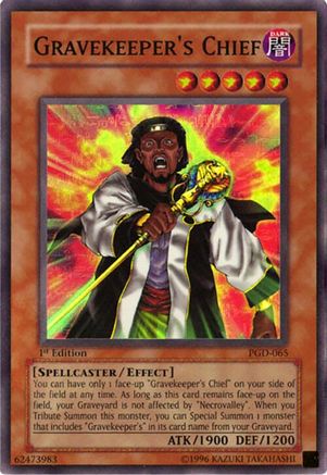 Gravekeeper's Chief (PGD-065) - Pharaonic Guardian 1st Edition