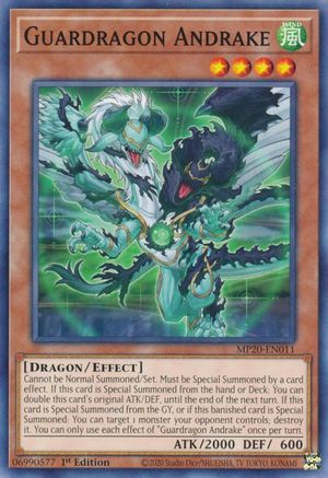 Guardragon Andrake (MP20-EN011) - 2020 Tin of Lost Memories 1st Edition