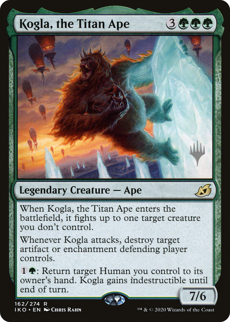 Kogla, the Titan Ape (PPIKO-162P) - Ikoria: Lair of Behemoths Promos Foil