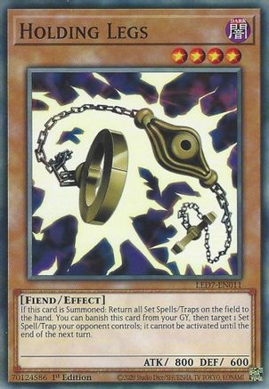 Holding Legs (LED7-EN011) - Legendary Duelists: Rage of Ra 1st Edition